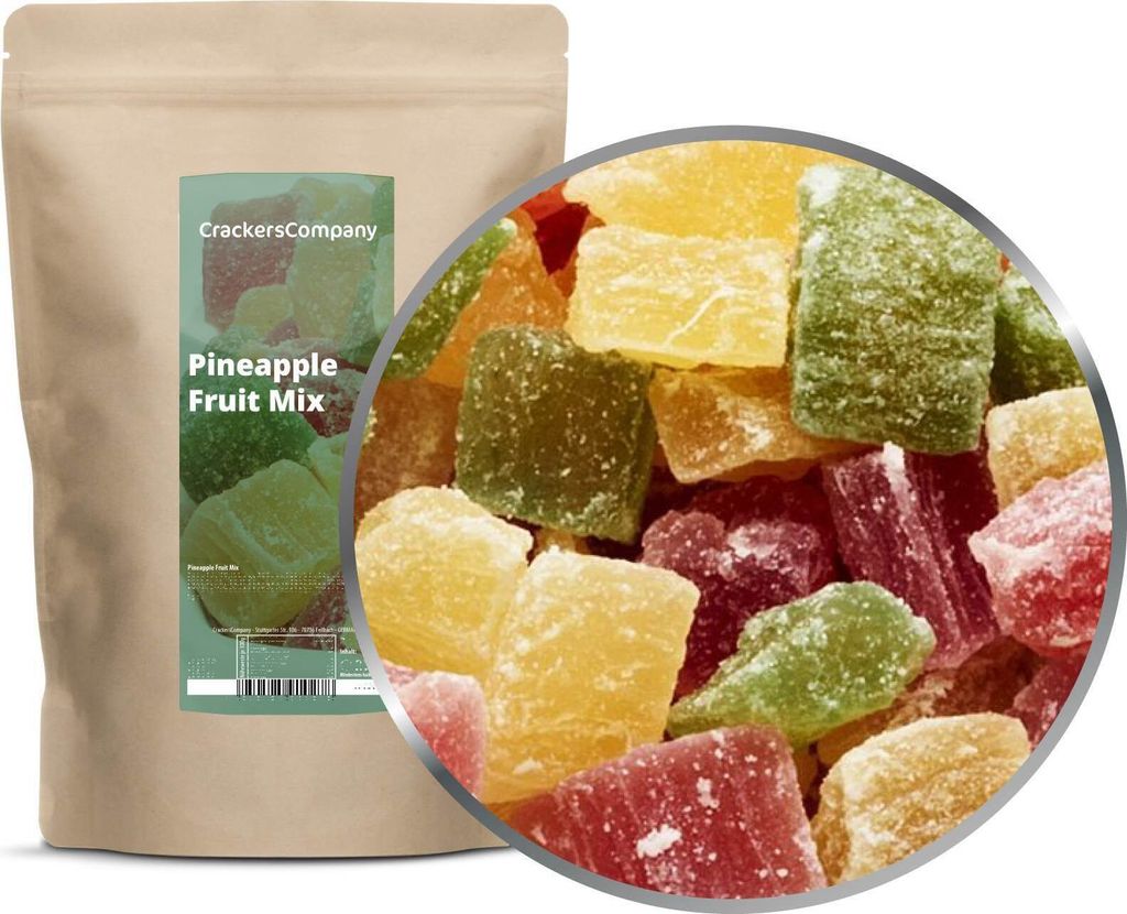 PINEAPPLE FRUIT MIX ZIP bag 600g