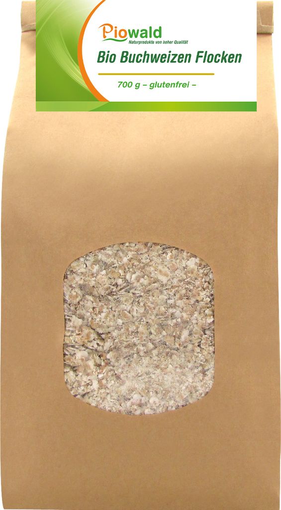 PiowaldBuchweizen Flocken - 700g, glutenfrei