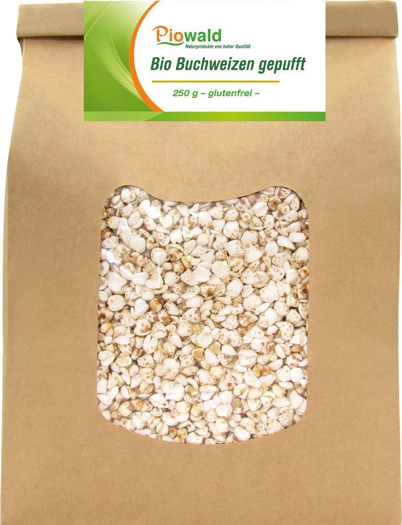 PiowaldBuchweizen gepufft - 250g, glutenfrei