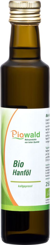 PiowaldHanföl - 250 ml kaltgepresst