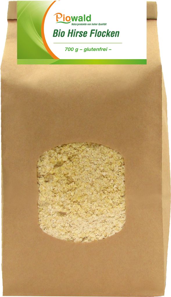 PiowaldHirse Flocken - 700g, glutenfrei