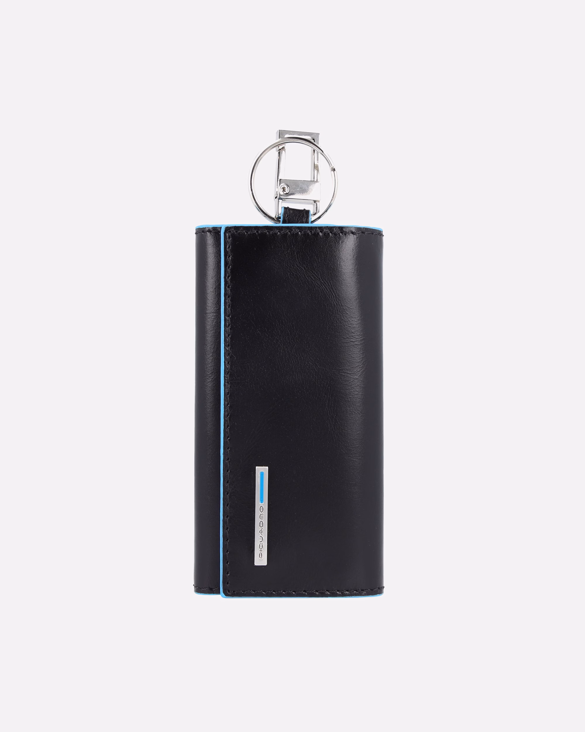 Piquadro case Blue Square key case leather 6 cm