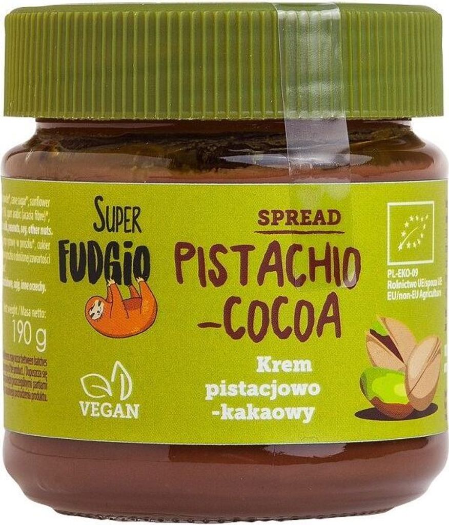 PISTAZIEN-KAKAO-CREME, GLUTENFREI,190 g - ME GUSTO (SUPER FUDGIO)