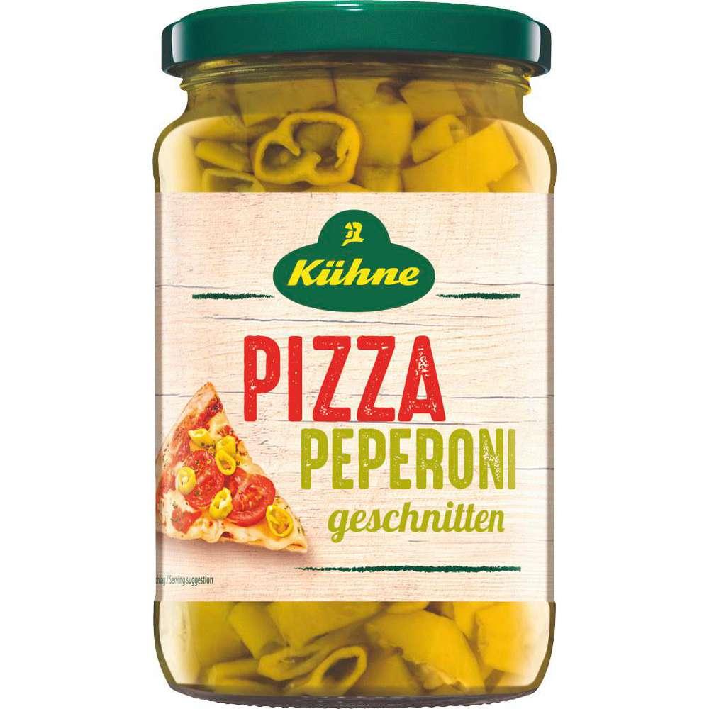 Pizza pepperoni, sliced