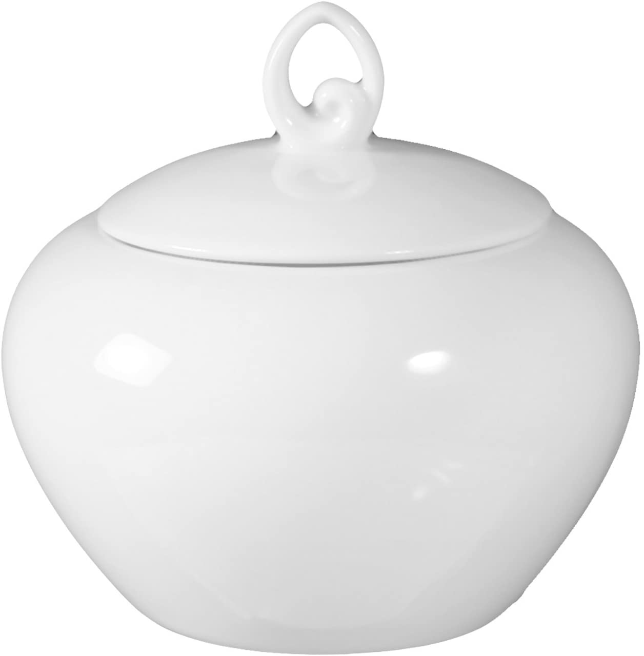 sugar bowl 6 persons 0,25 ltr rondo weiss uni 7 by Seltmann Weiden