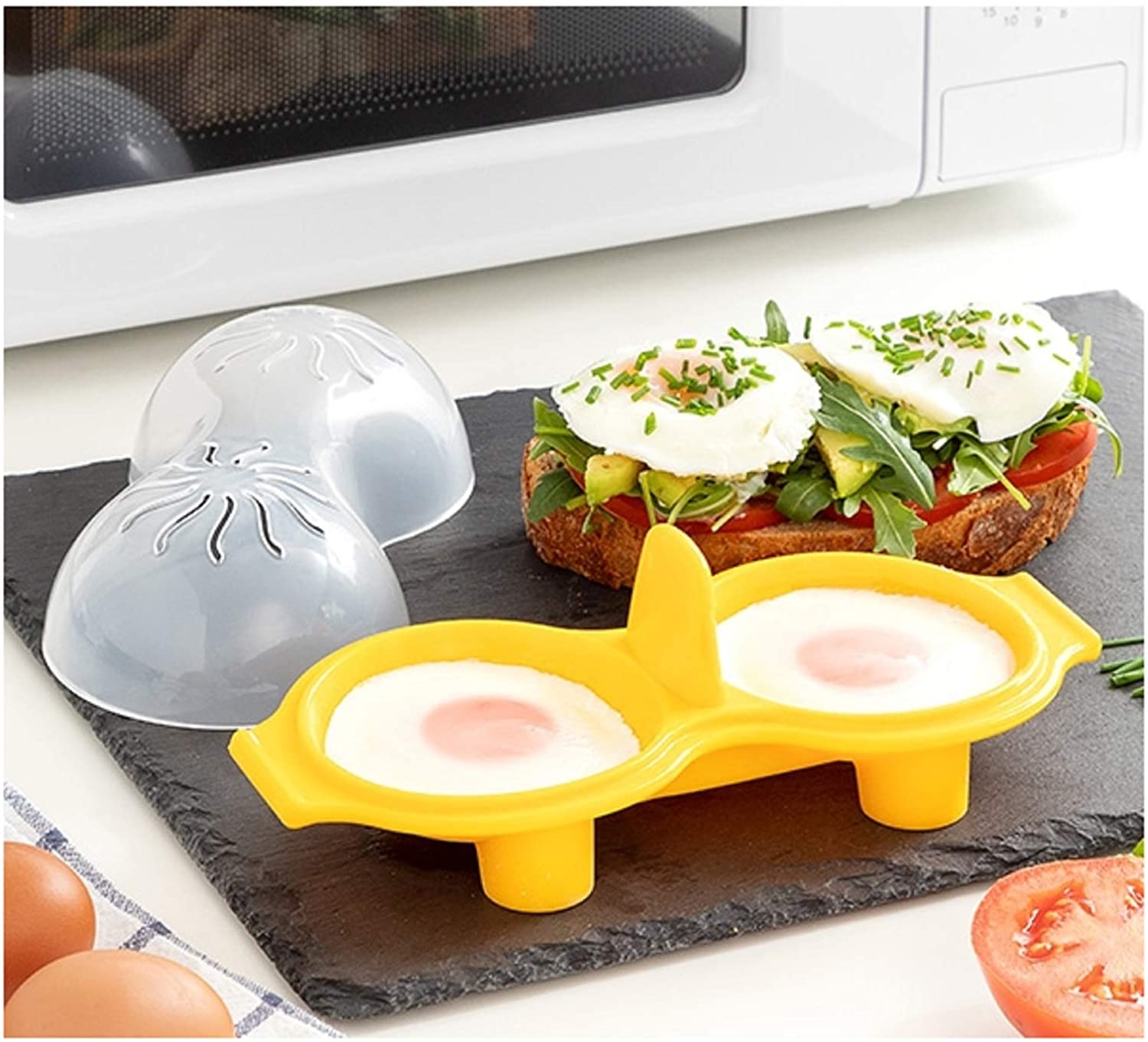 IGS double egg cooker maker fried egg egg cooker for microwave