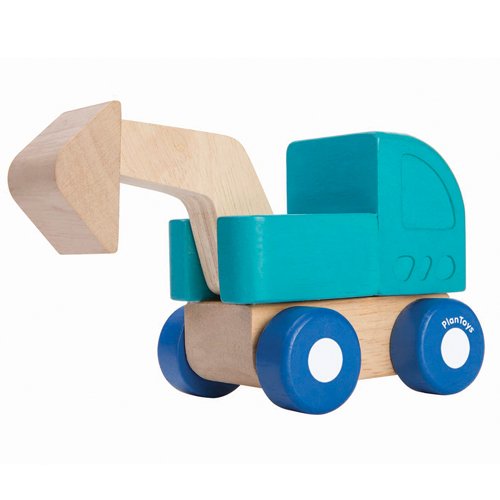 Plan Toys 5439 Mini Excavator Toy By Plan Toys