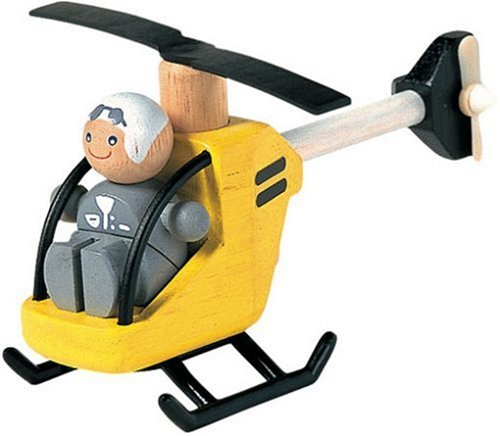 Plan Toys 6060 Helicopter With Pilot