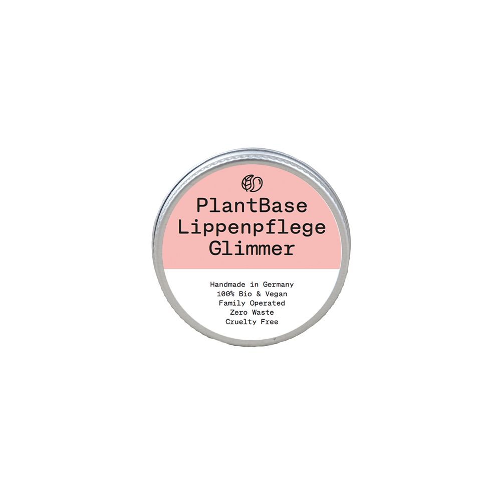 PlantBase lip care in a jar of mica