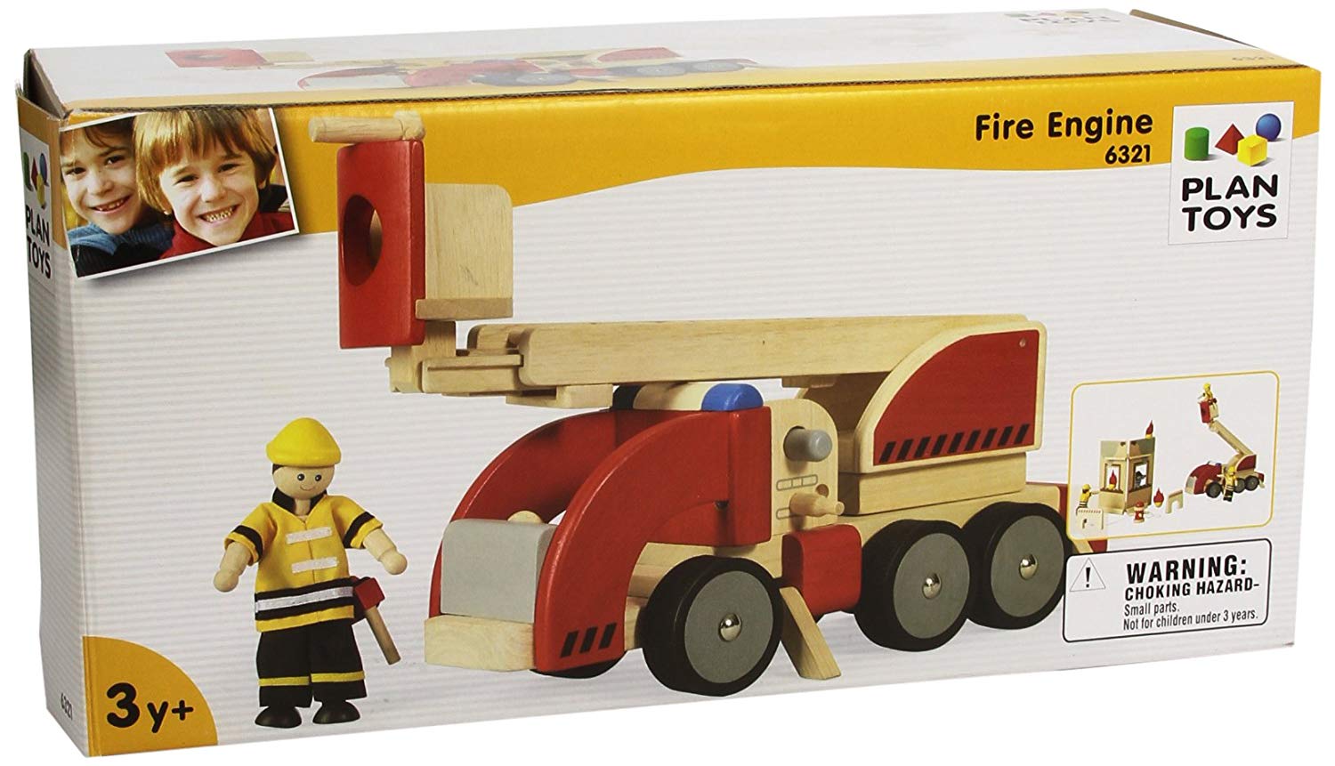 Plan Toys Plantoys Fire Engine With Fireman