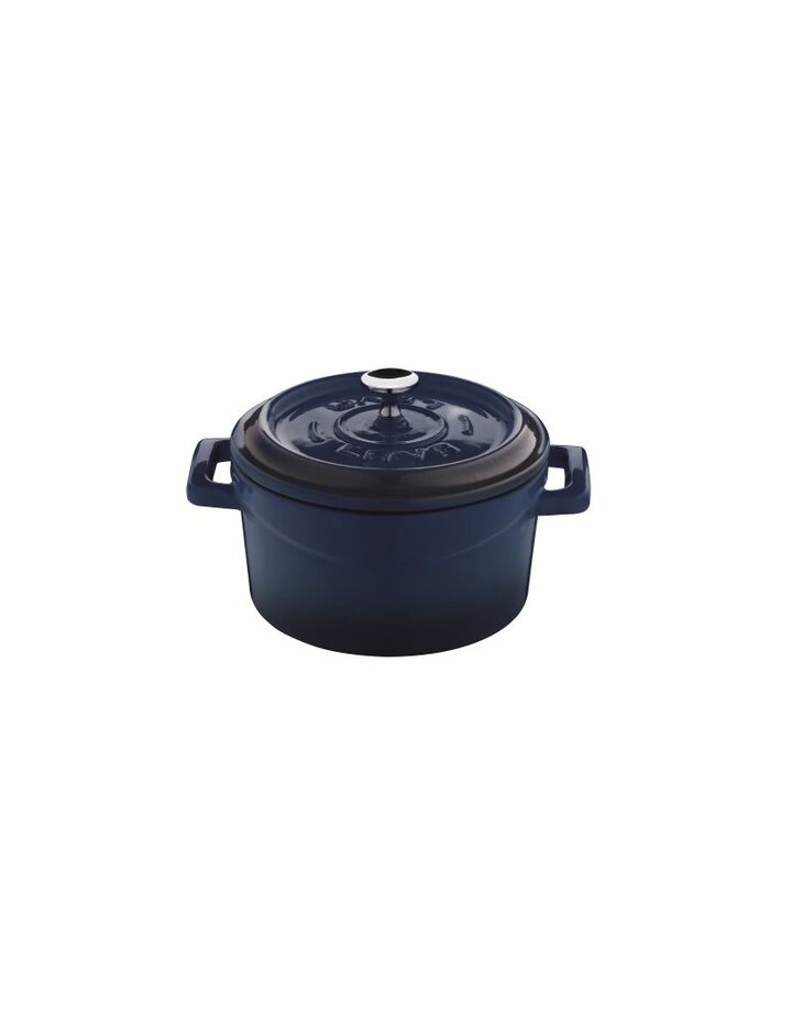 Playground Cocotte Round Blue 10 Cm With Lid