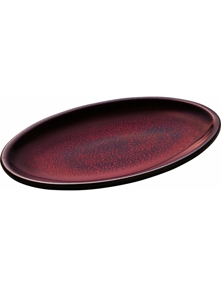 Playground Glow Plate Oval 26 Cm - Set Of 6