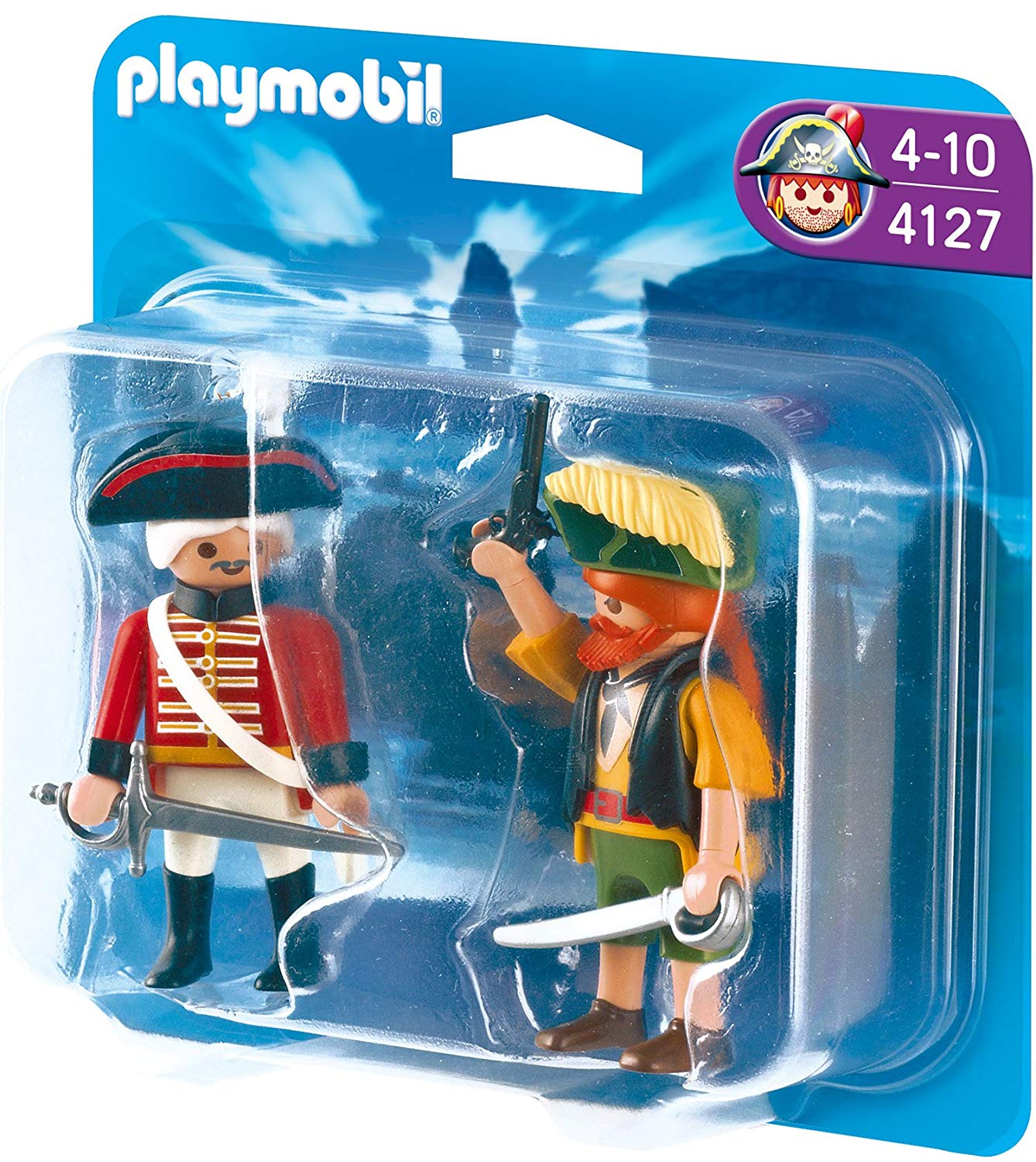 Playmobil 4127 Pirates Pirate And Redcoat Soldier Duo Pack