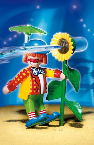 Playmobil Clown With Flower