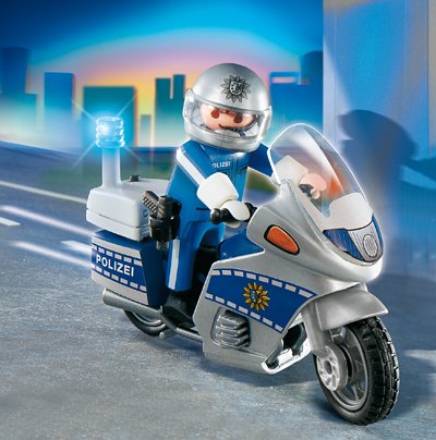 Playmobil Motorcycle Police Officer