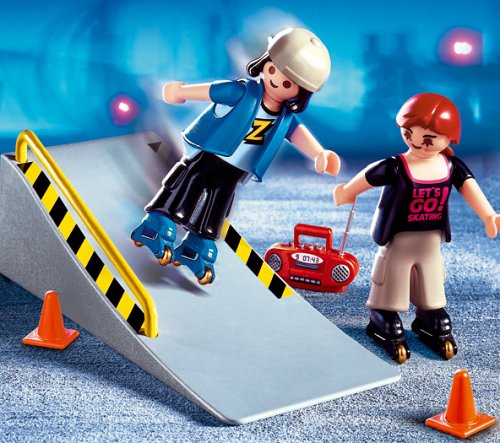 Playmobil Skaters With Ramp Toy