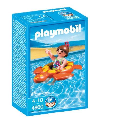 Playmobil Girl With Swimming Ring