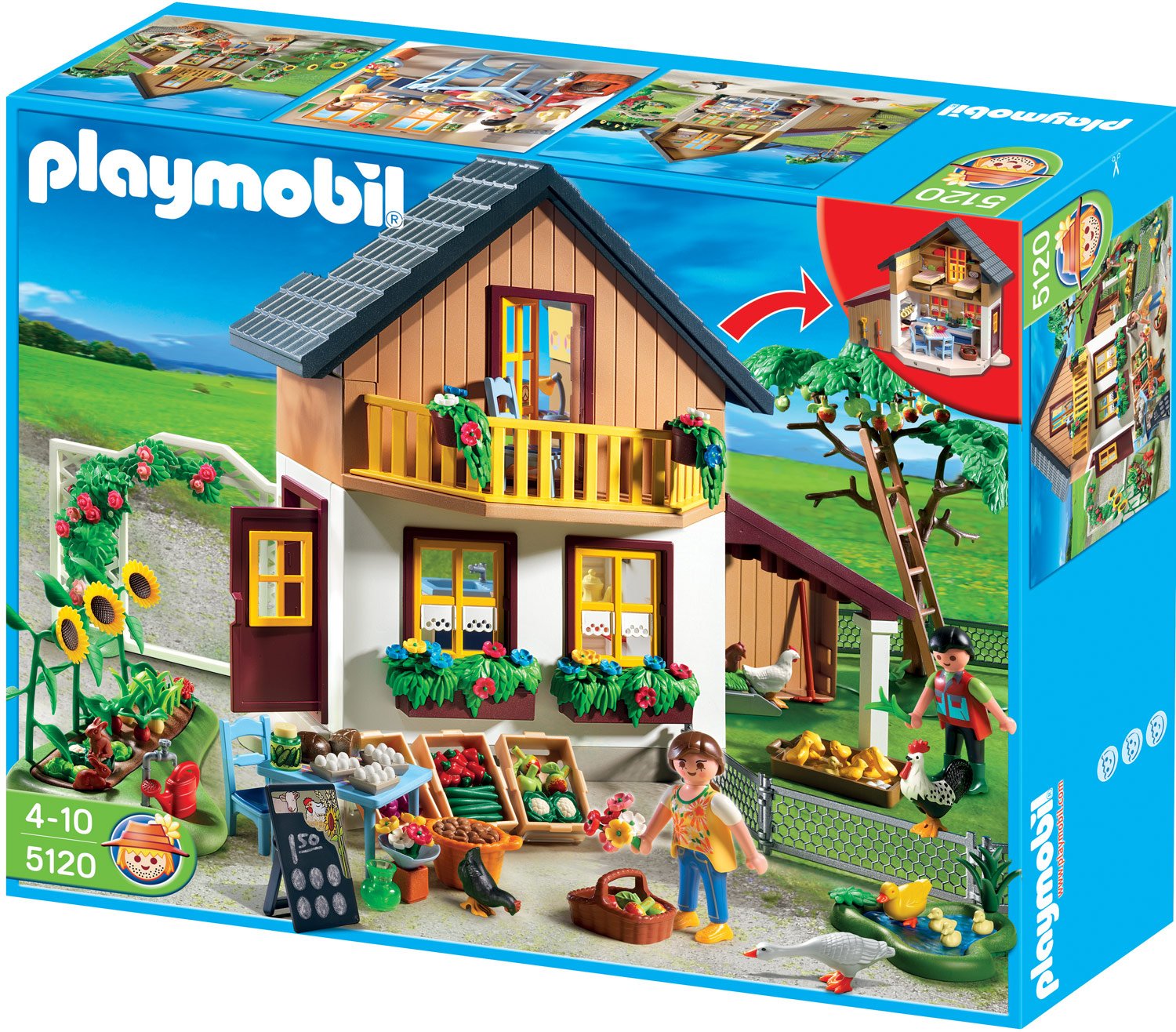 Playmobil Country Farmhouse With Shop