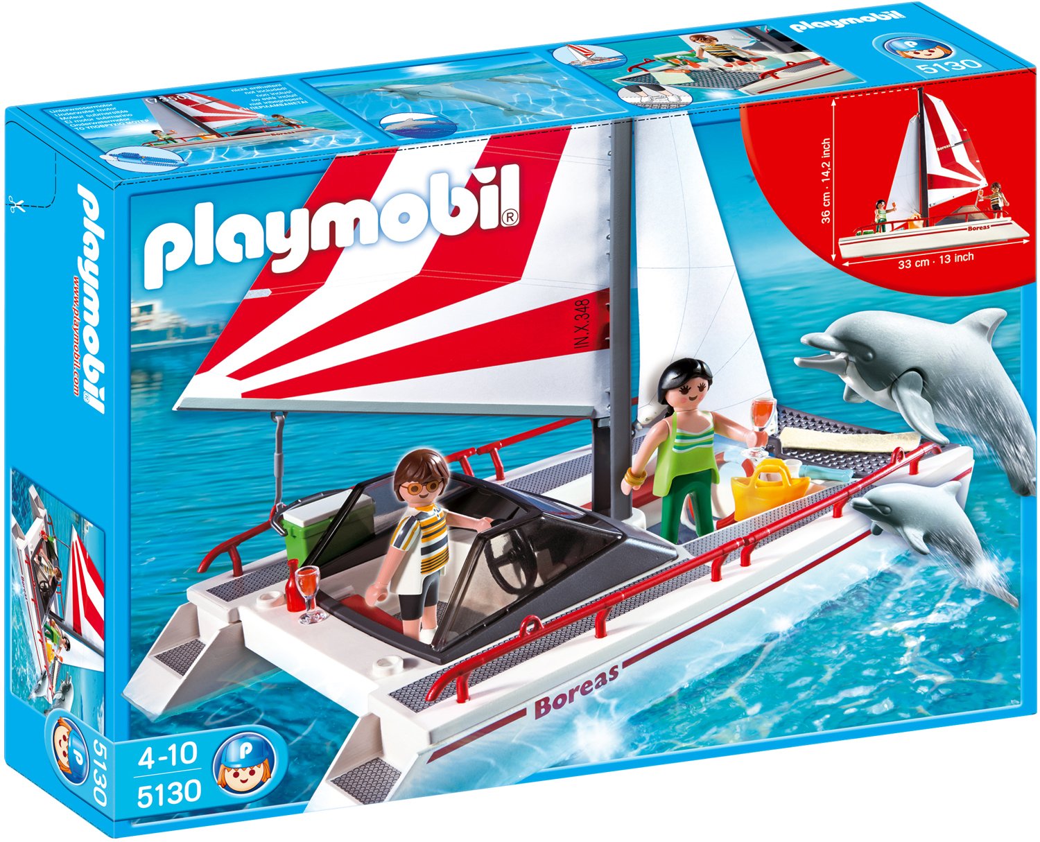 Playmobil Catamaran With Dolphins