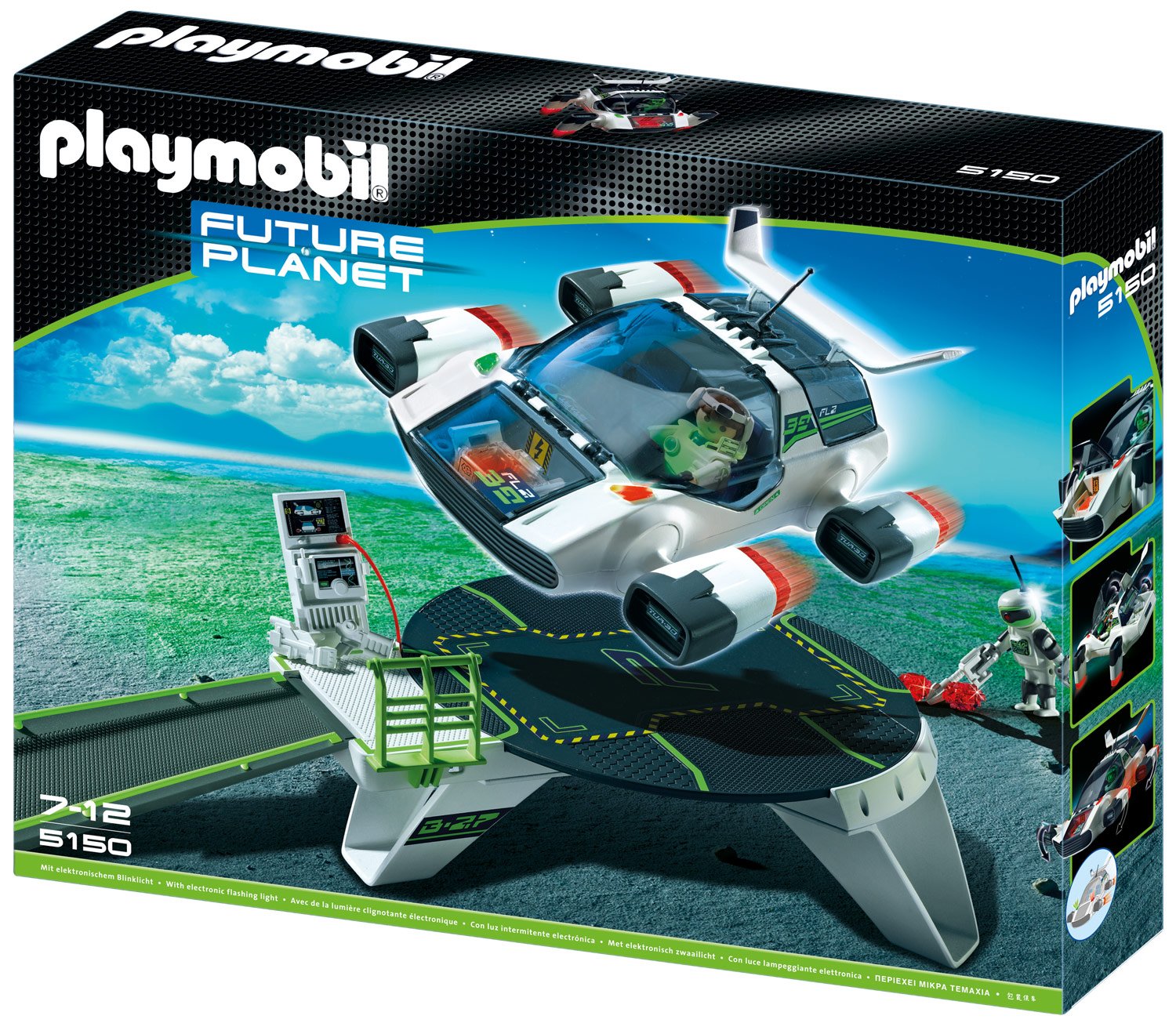 Playmobil E Rangers Turbojet With Launch Pad
