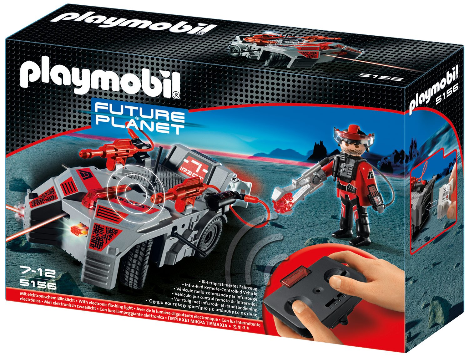Playmobil Darksters Explorer With Flash Cannon And Infra Red Remote Control