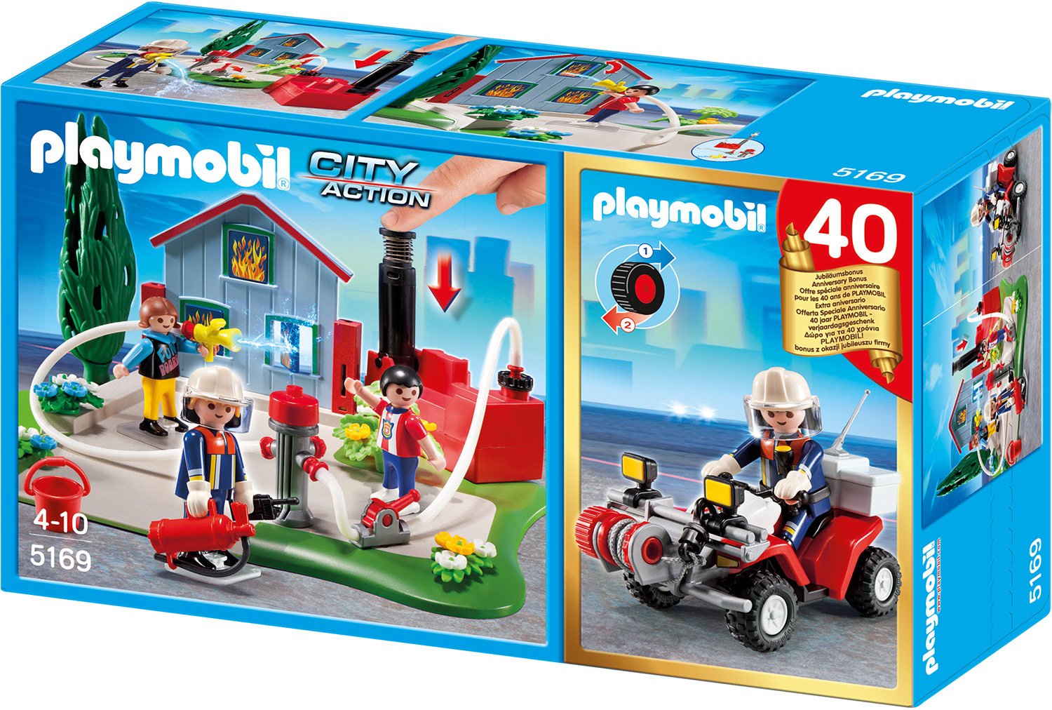 Playmobil City Action Fire Th Anniversary Compact Set
