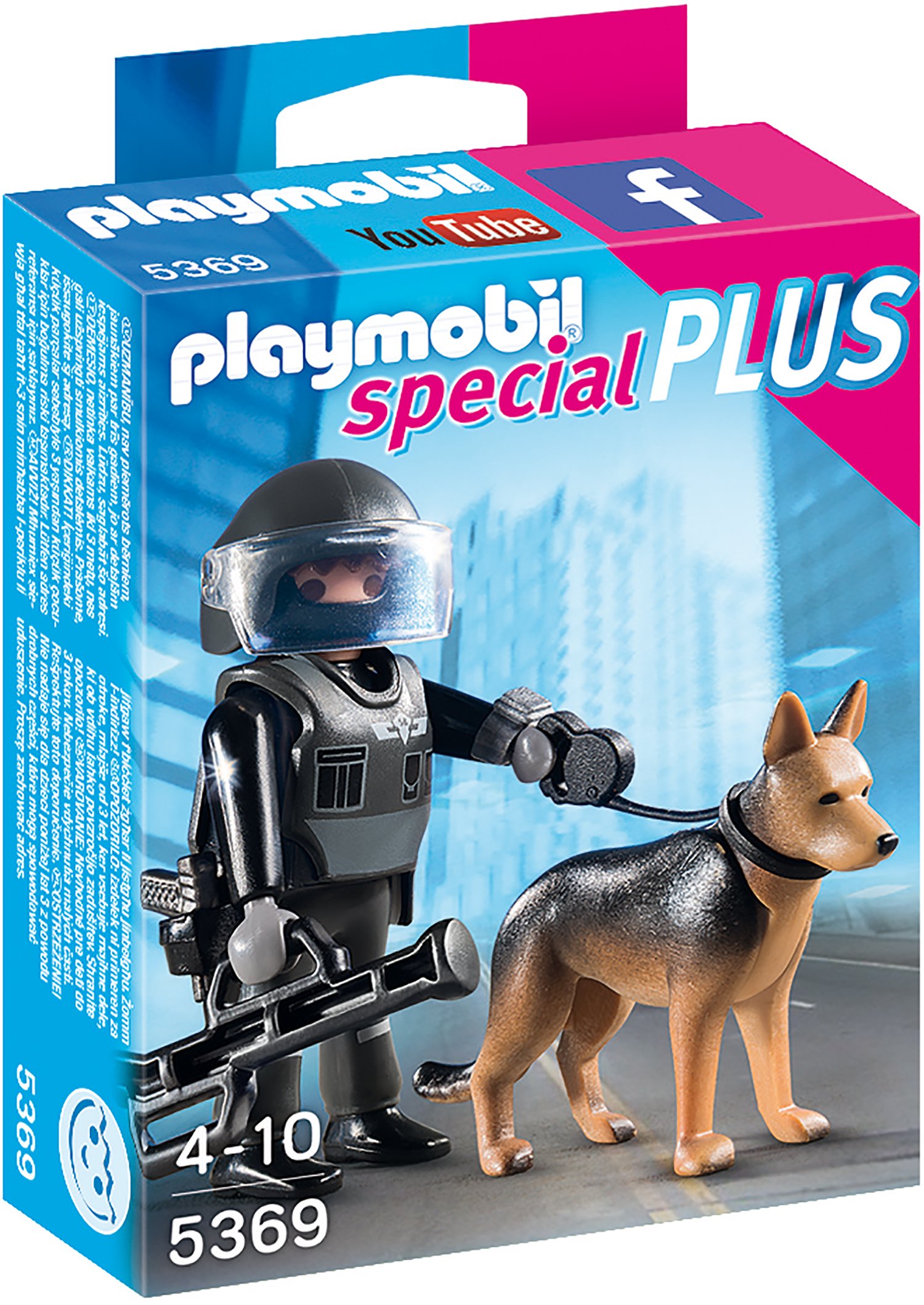 Playmobil Tactical Police Dog Unit Toy