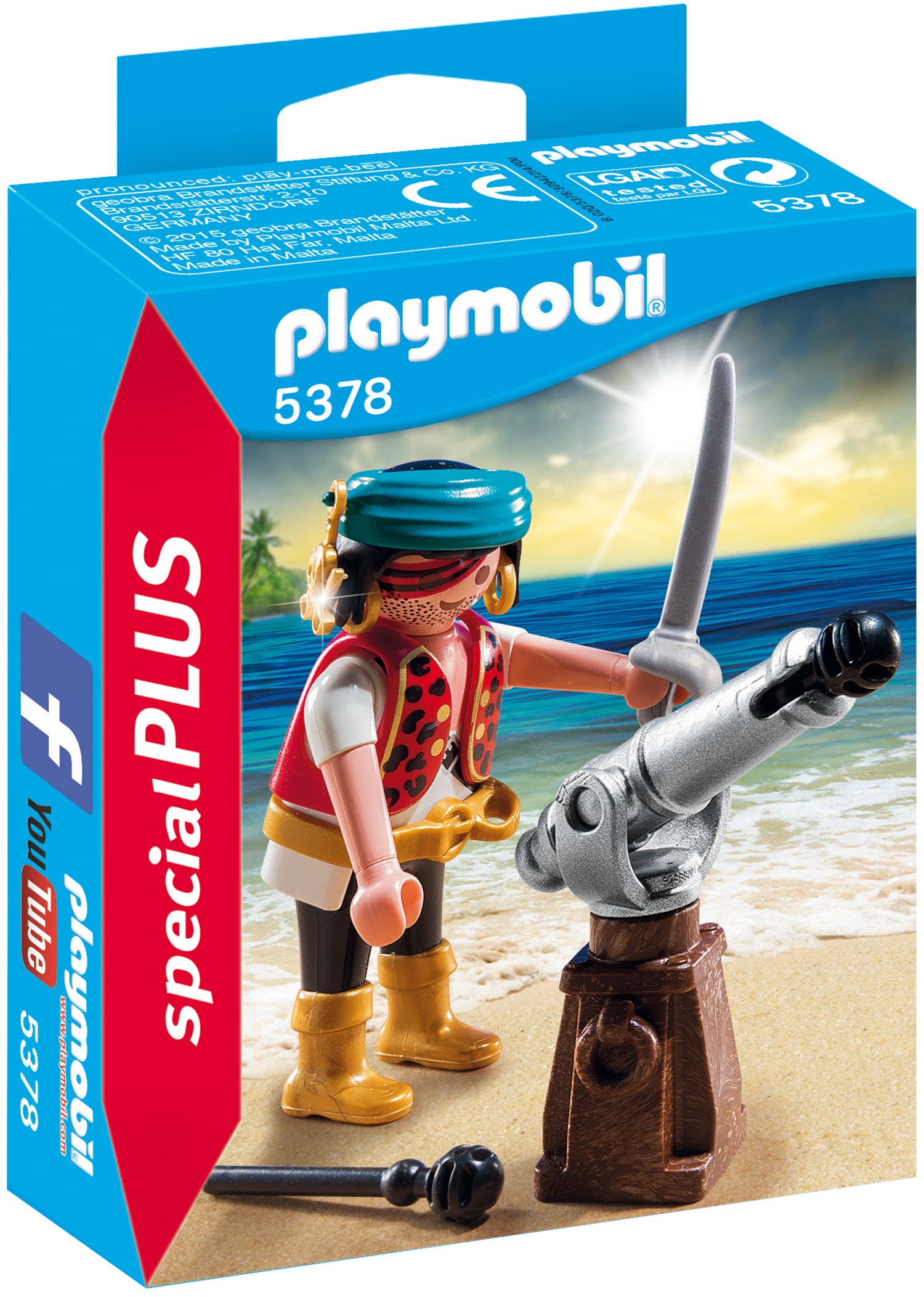 Playmobil Pirate With Cannon