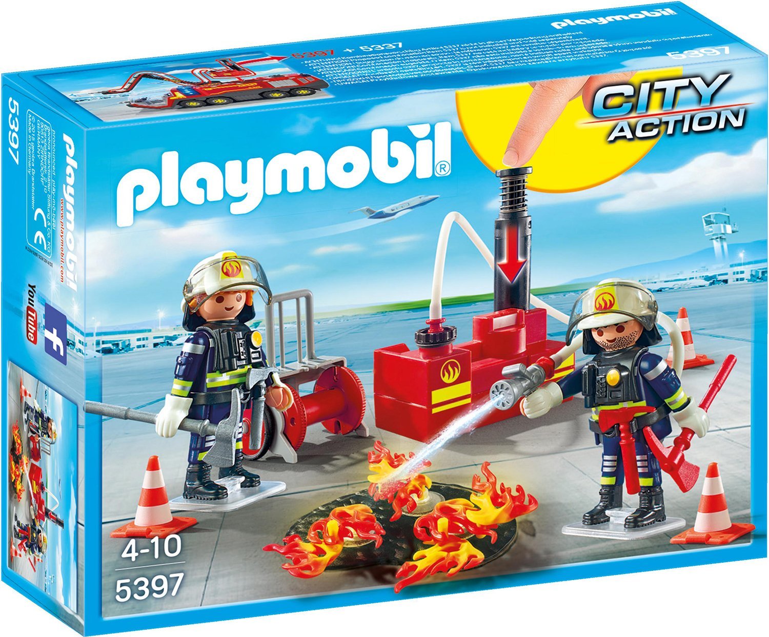 Playmobil Brand Insert With Fire Pump
