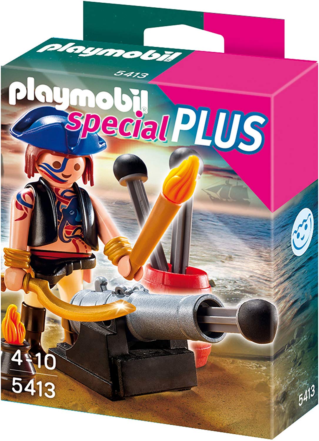 Playmobil 5413 - Pirate With Cannon