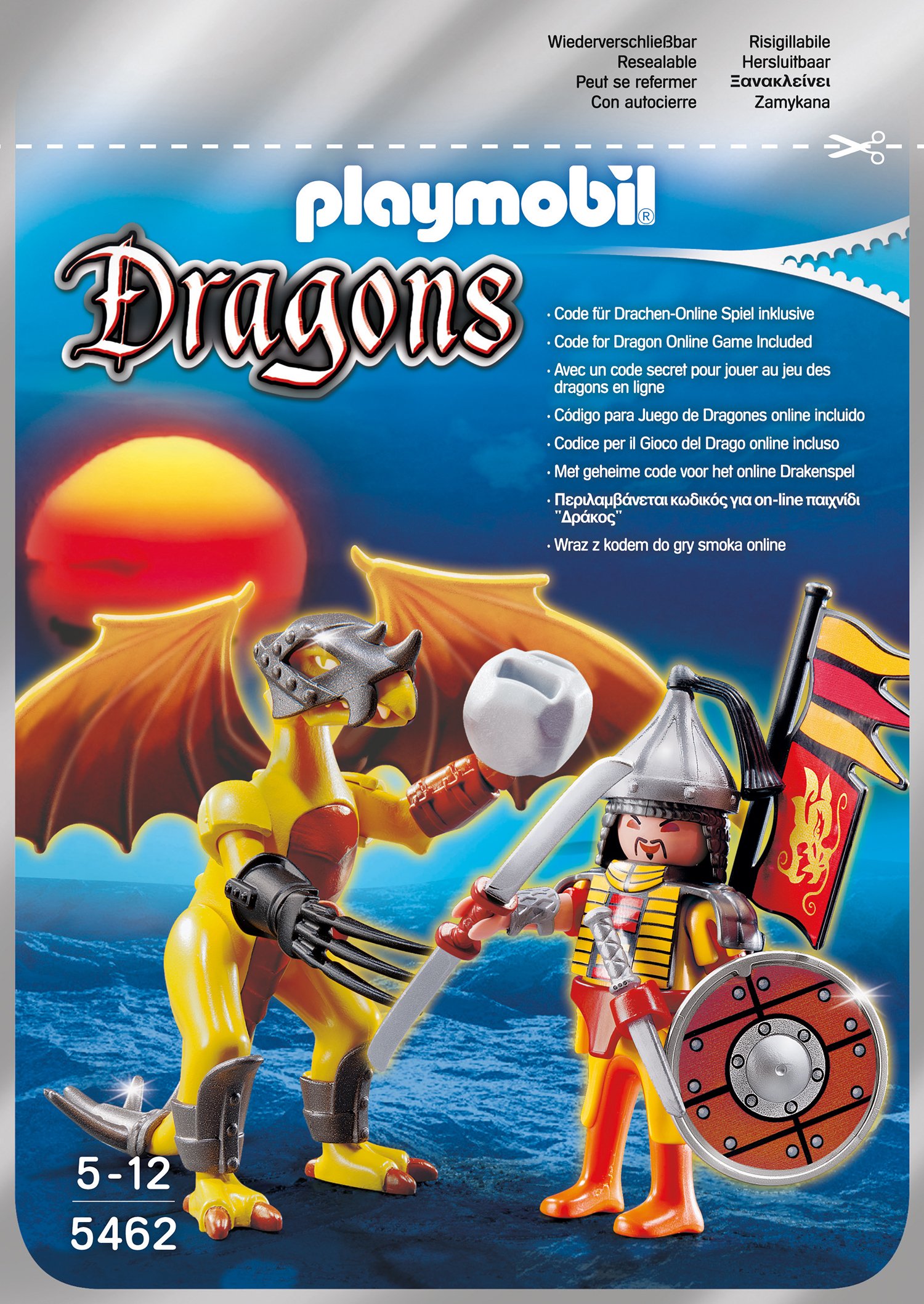 Playmobil Dragons Rock Dragon Wtih Warrior