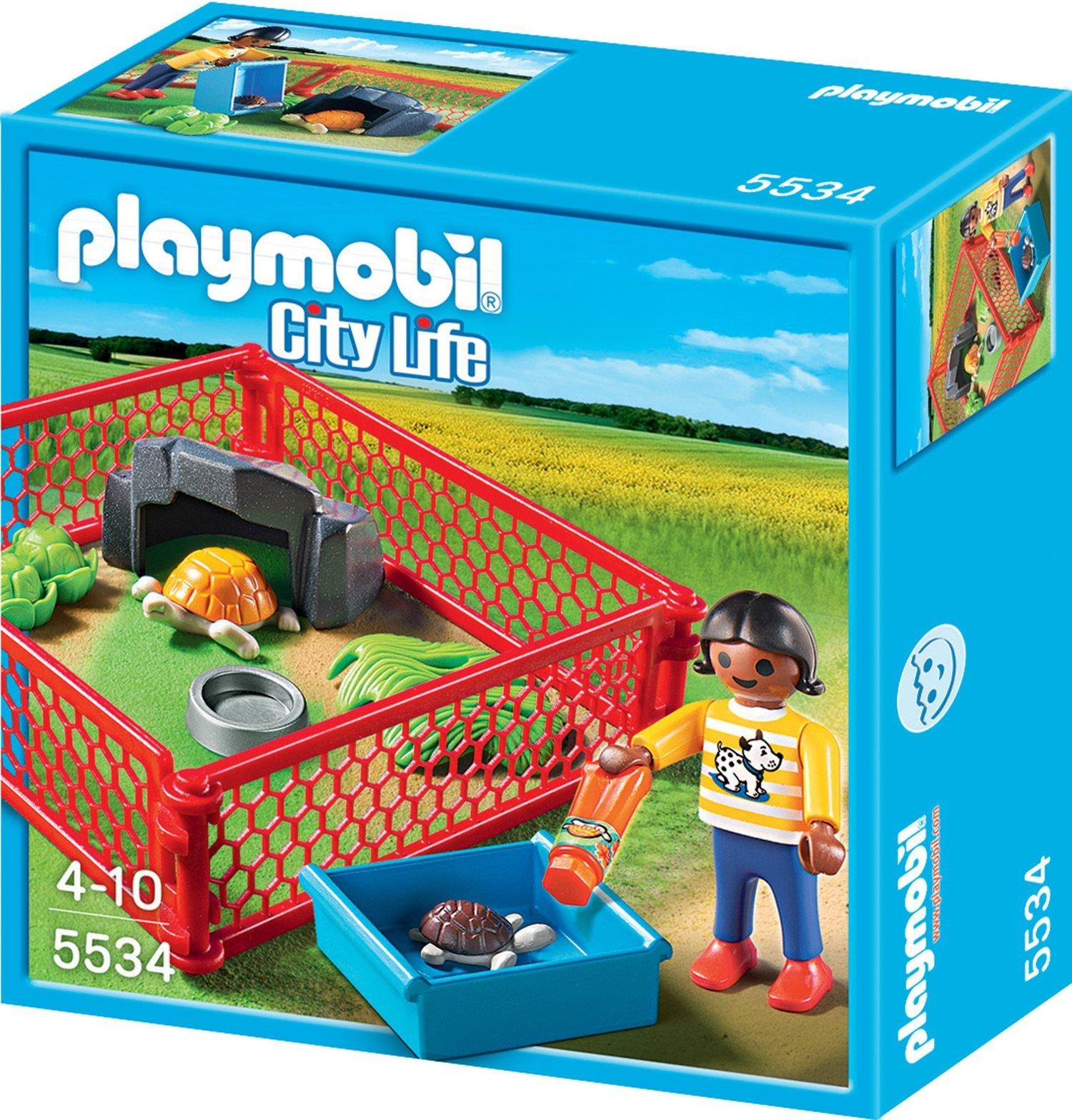 Playmobil City Life Vets Turtle Enclosure