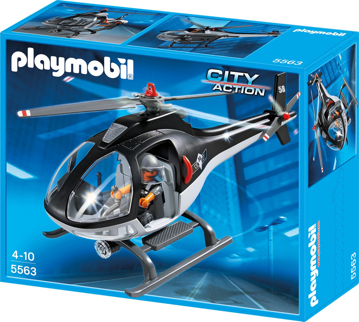 Playmobil City Action Tactical Unit Helicopter