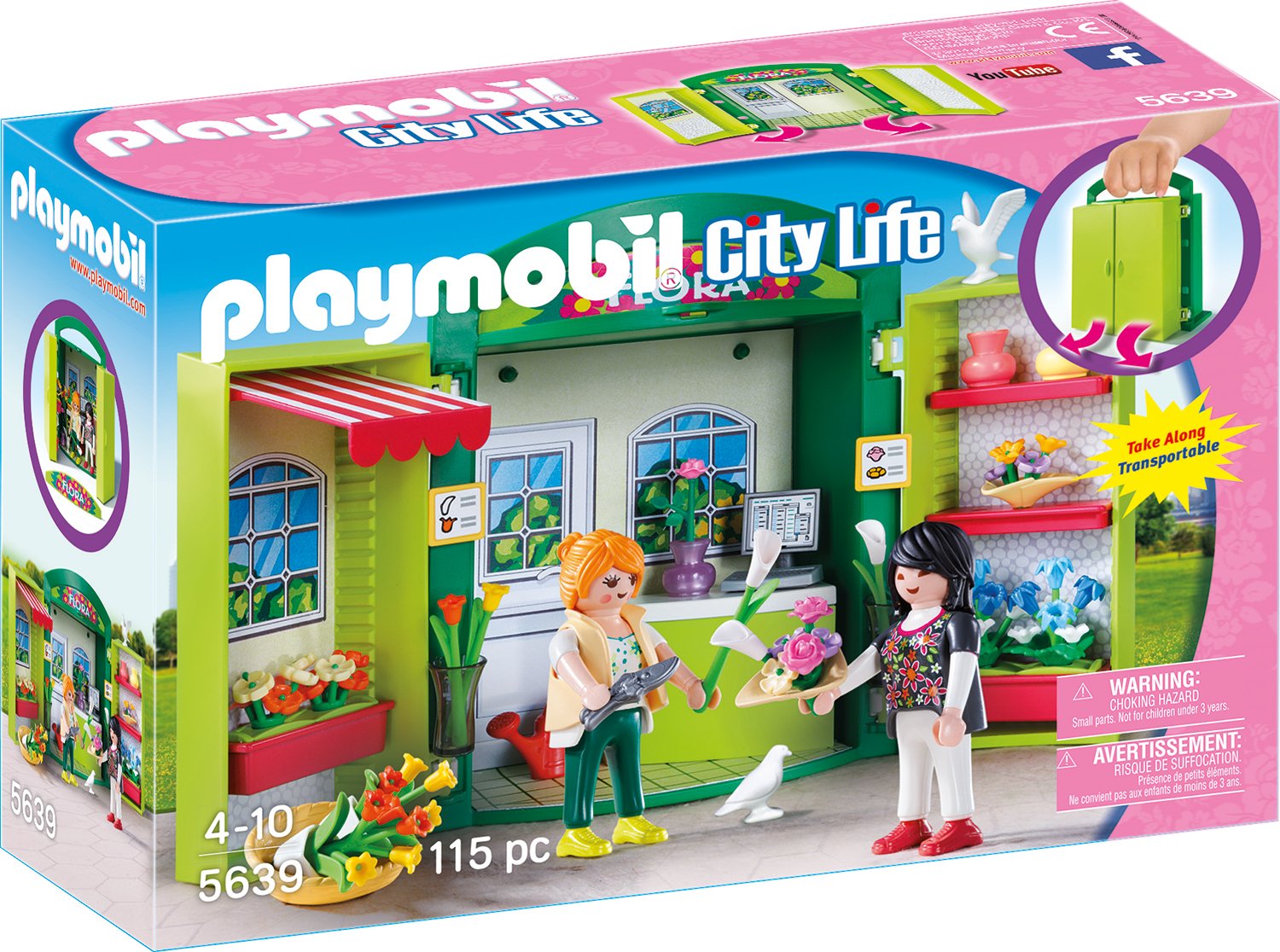 Playmobil Lift Up Musical Box Flower Shop
