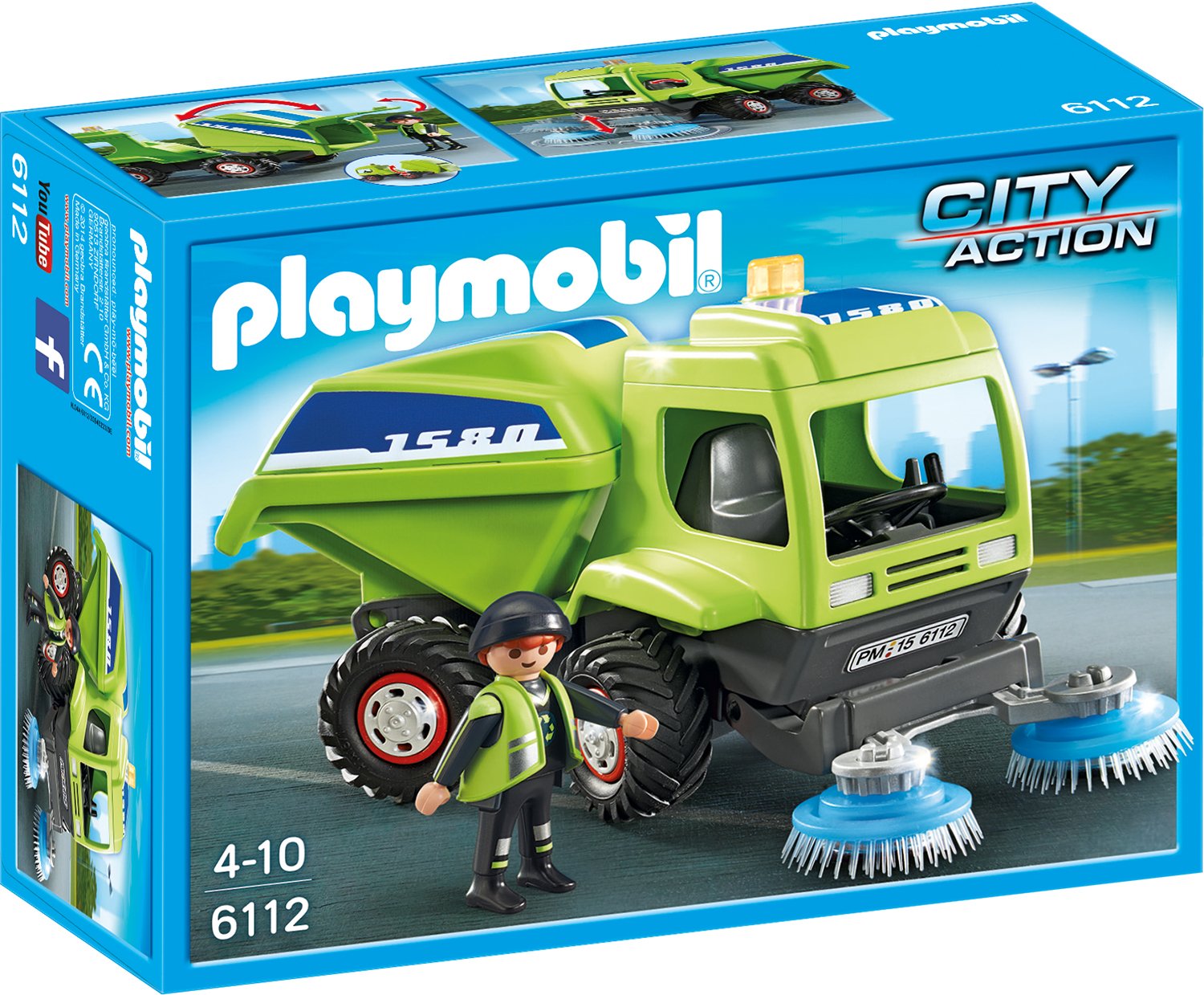 Playmobil City Action City Cleaning Street Cleaner