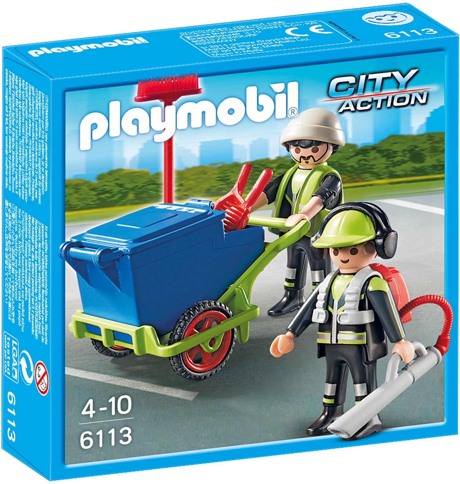 Playmobil City Action City Cleaning Sanitation Team