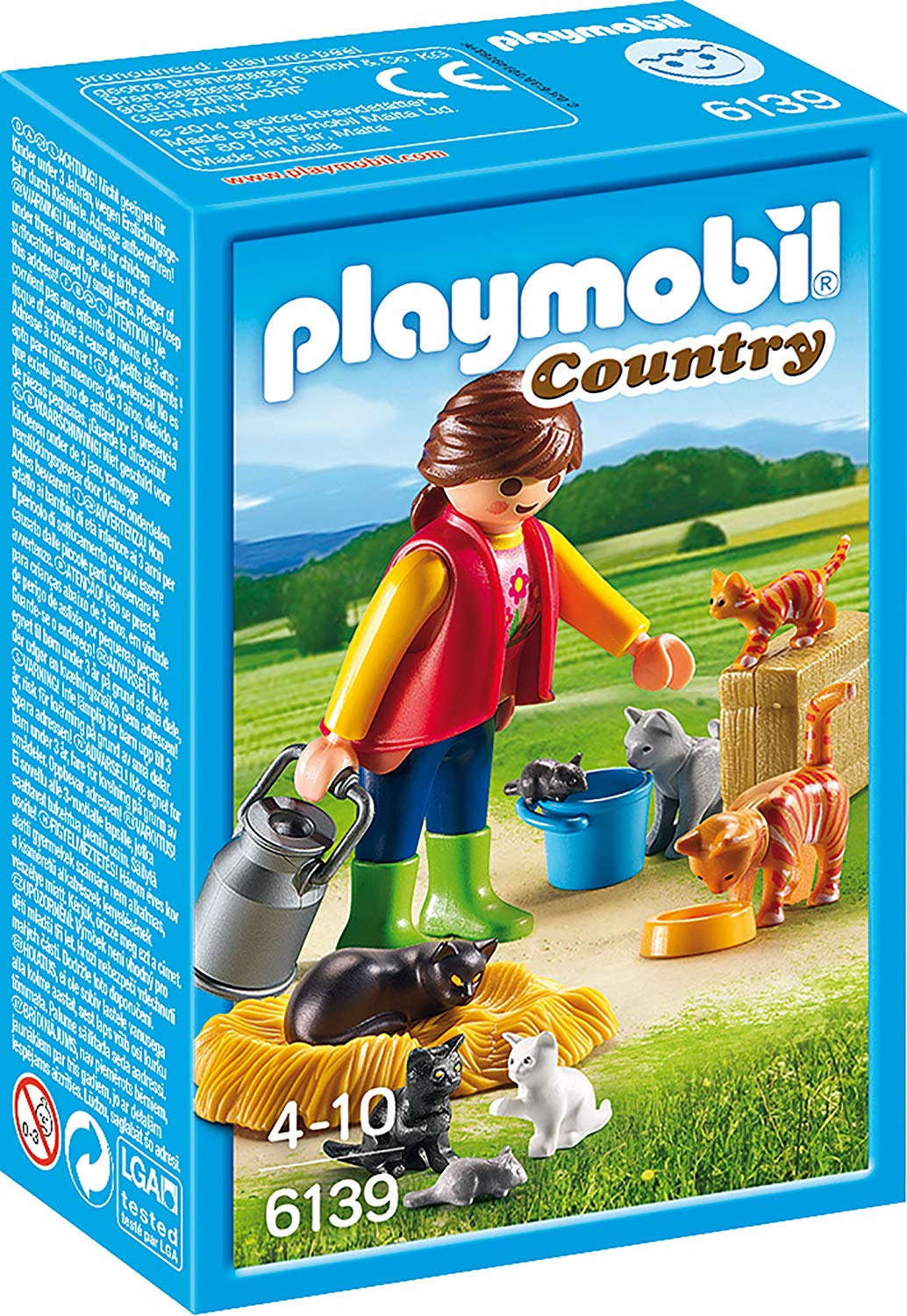 Playmobil Colourful Cat Family Single