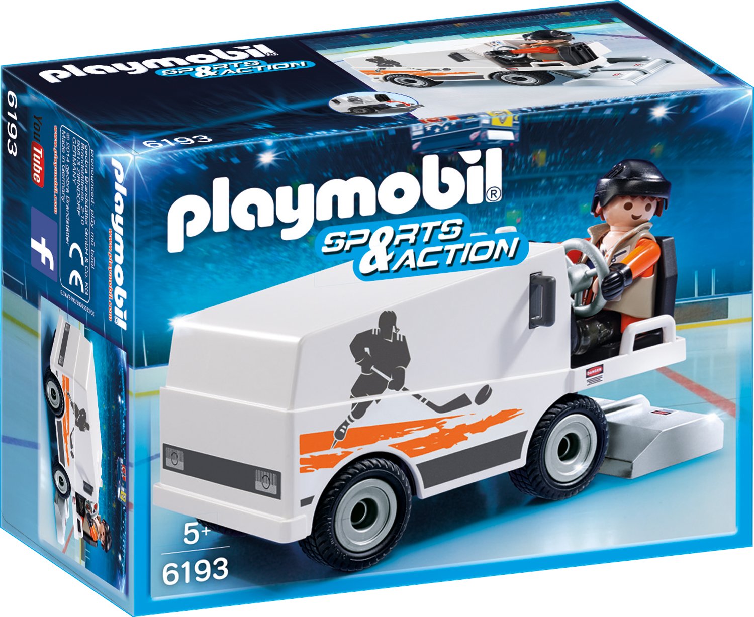 Playmobil Sports And Action Ice Hockey Rink Resurface Toy