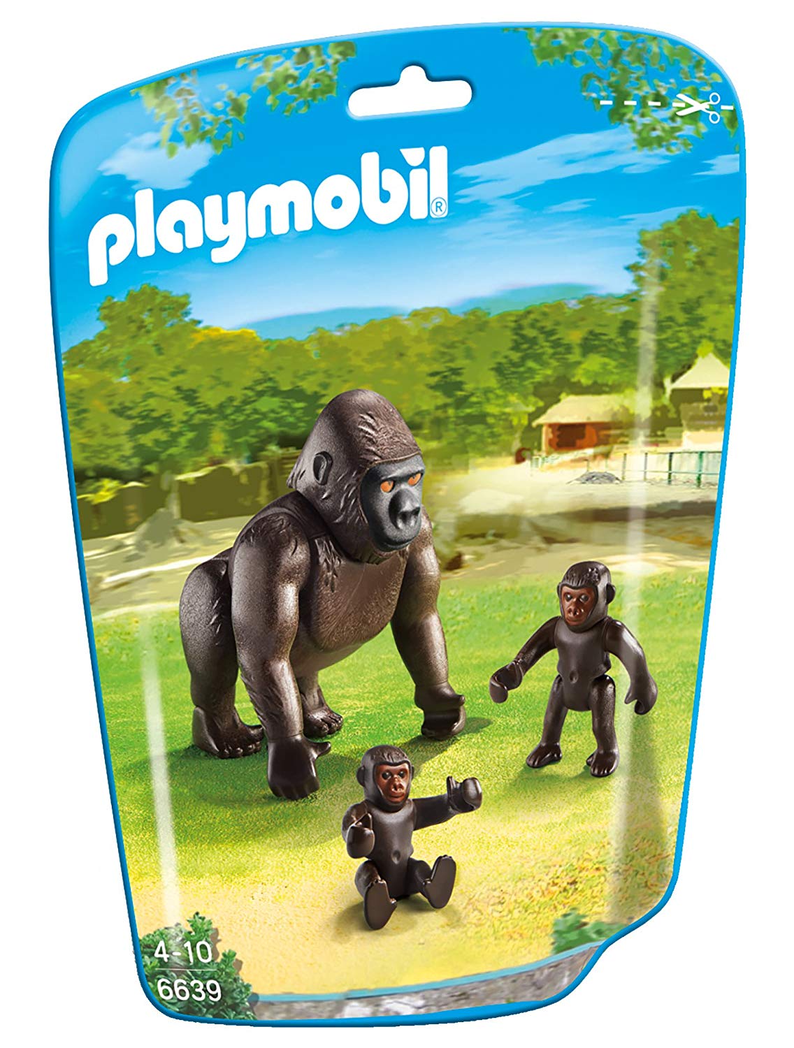 Playmobil City Life Zoo Gorilla With Babies