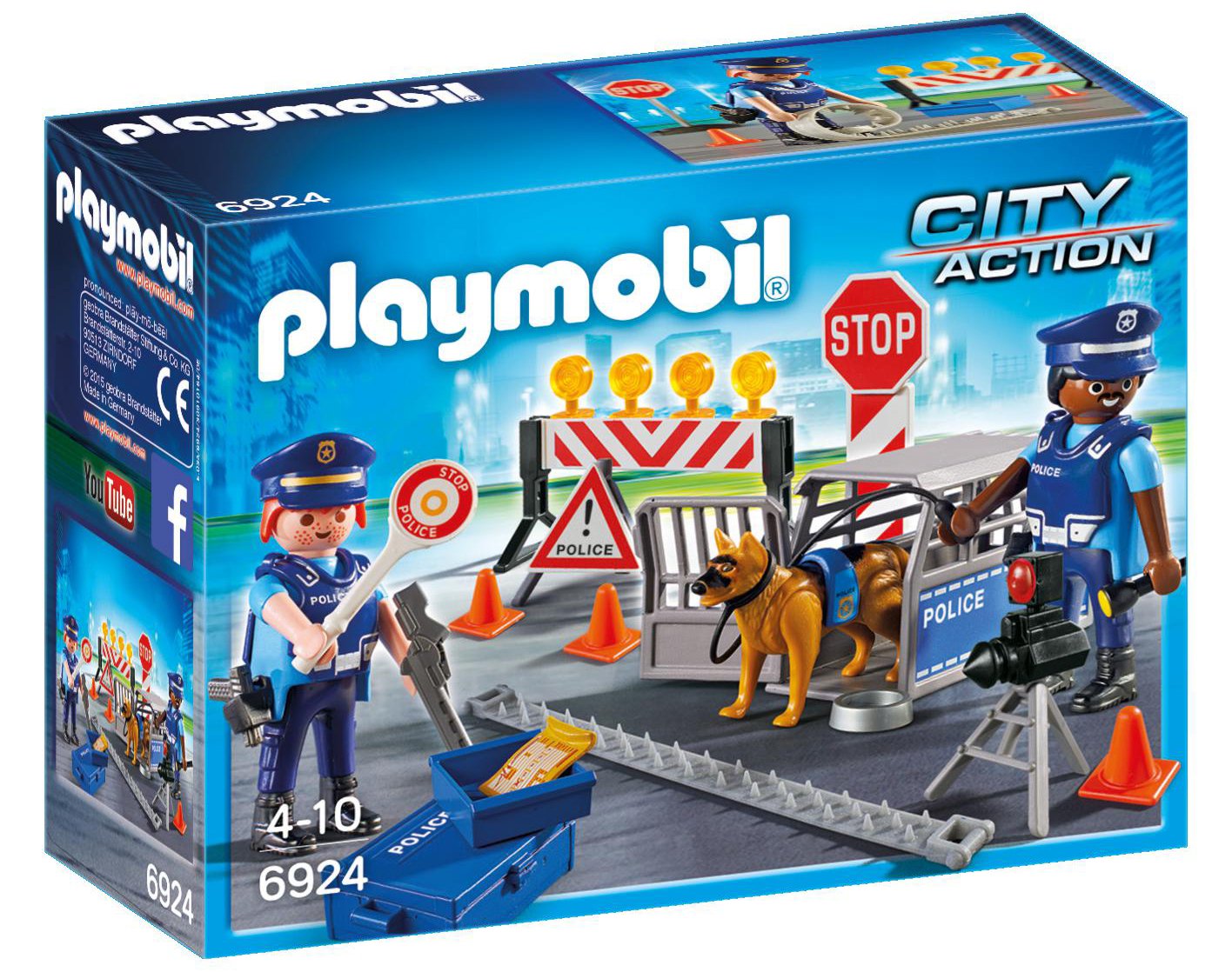 Playmobil 66665 Instead Of Police Block Game Multi-Coloured