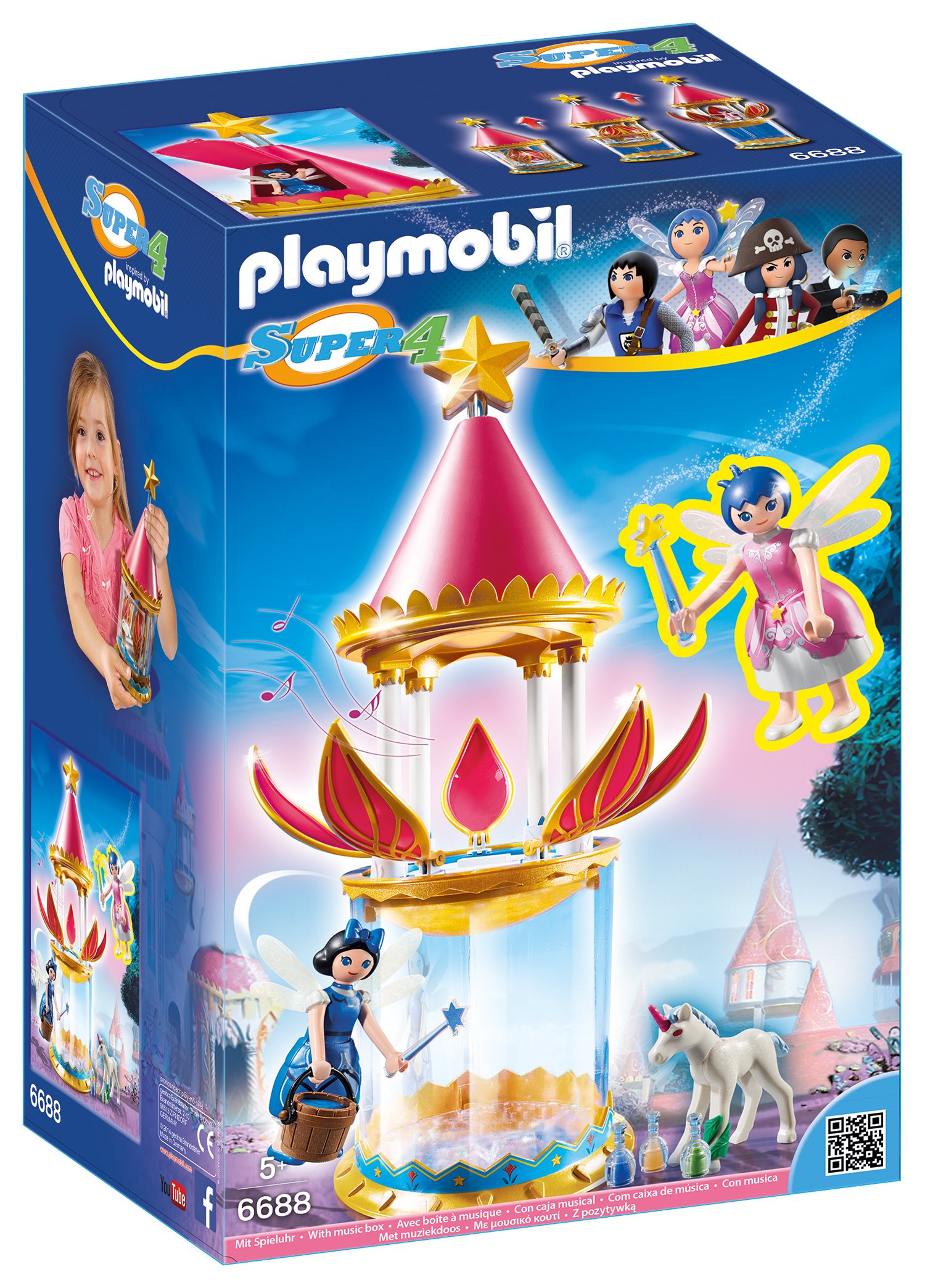 Playmobil Super Musical Flower Tower With Twinkle Play Set