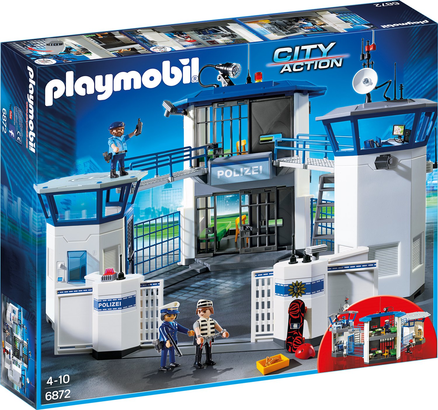 Playmobil Police Command Centre With In Prison