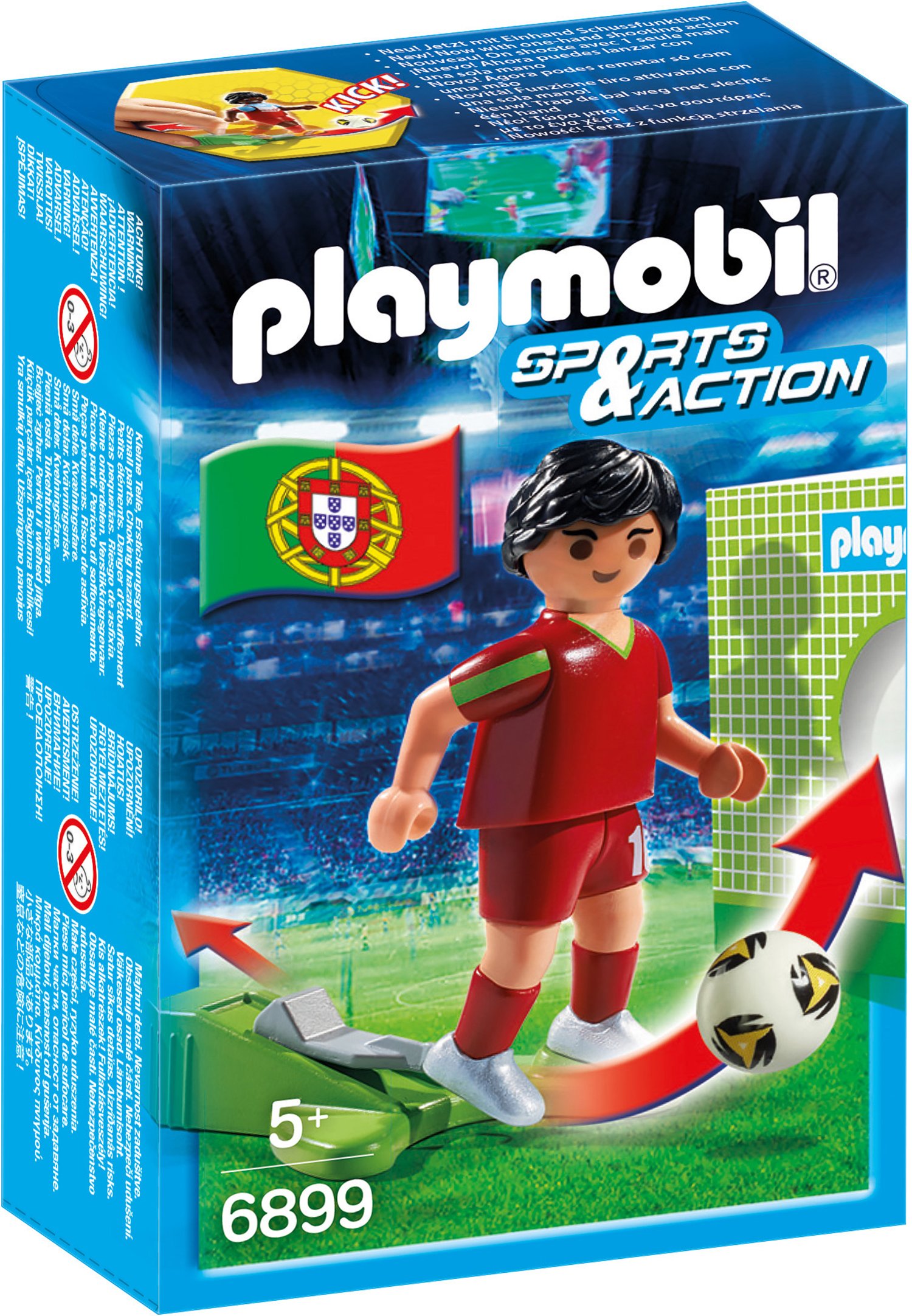 Playmobil Sports And Action Football Player Portugal Figure