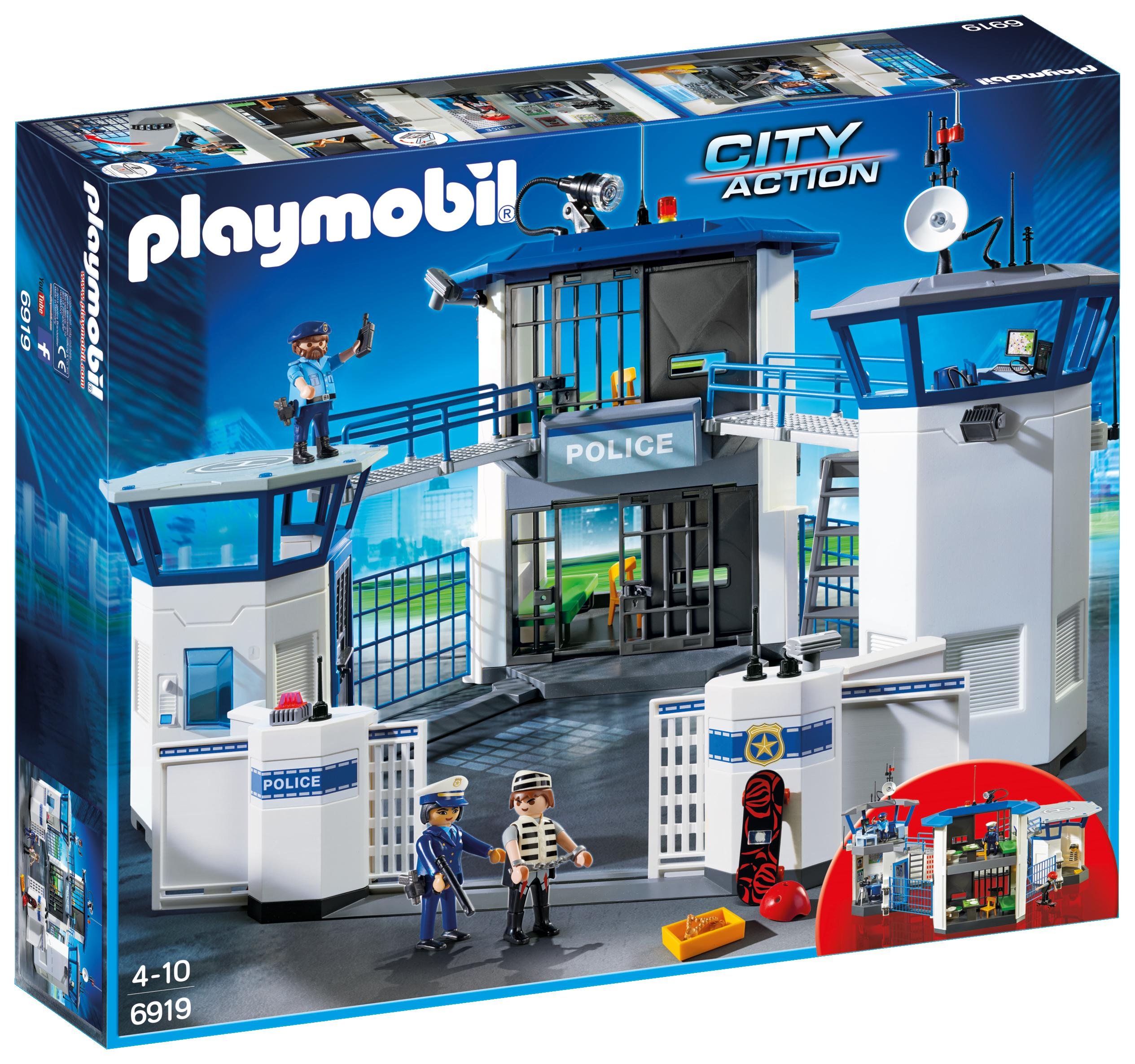 Playmobil Police Guard With In Prison
