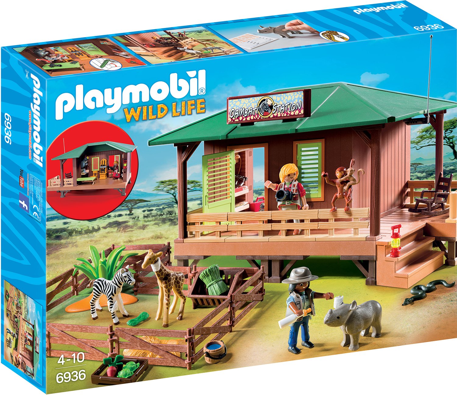 Playmobil Ranger Station With Animal Breeding