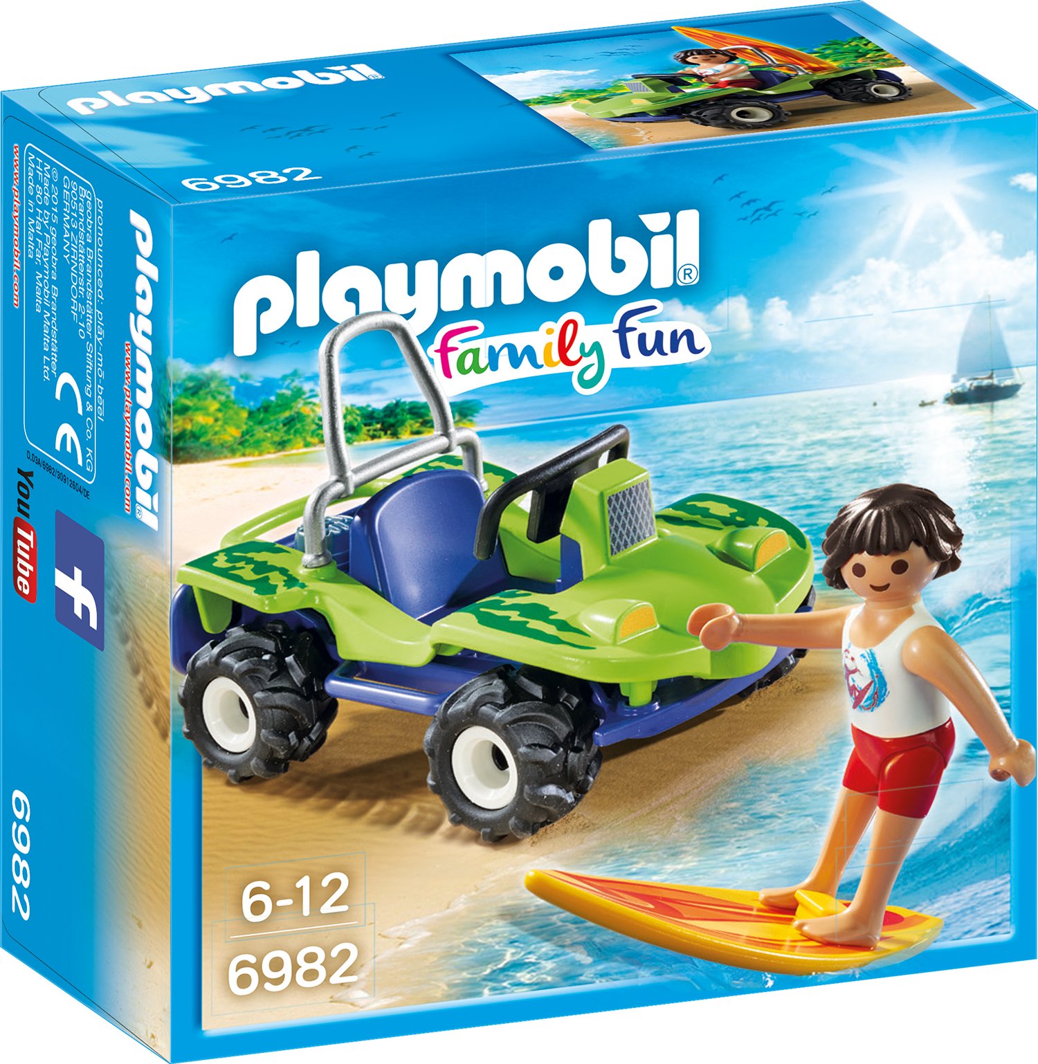 Playmobil With Surf Beach Buggy