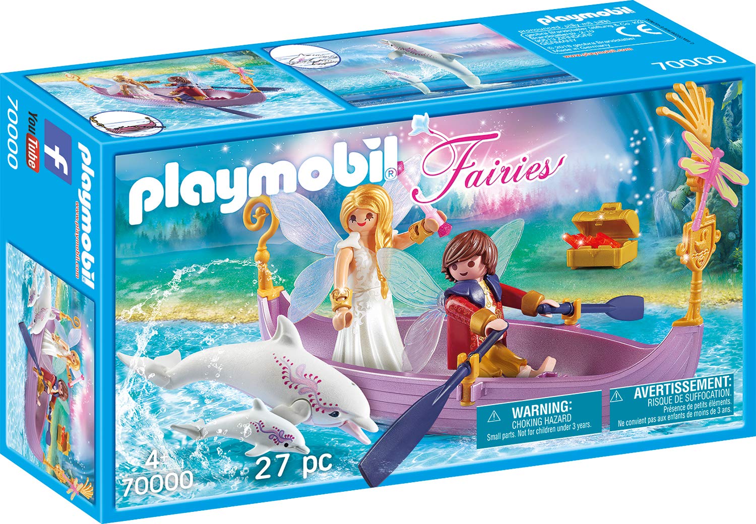 Playmobil Fairies Romantic Fairy Boat Colourful