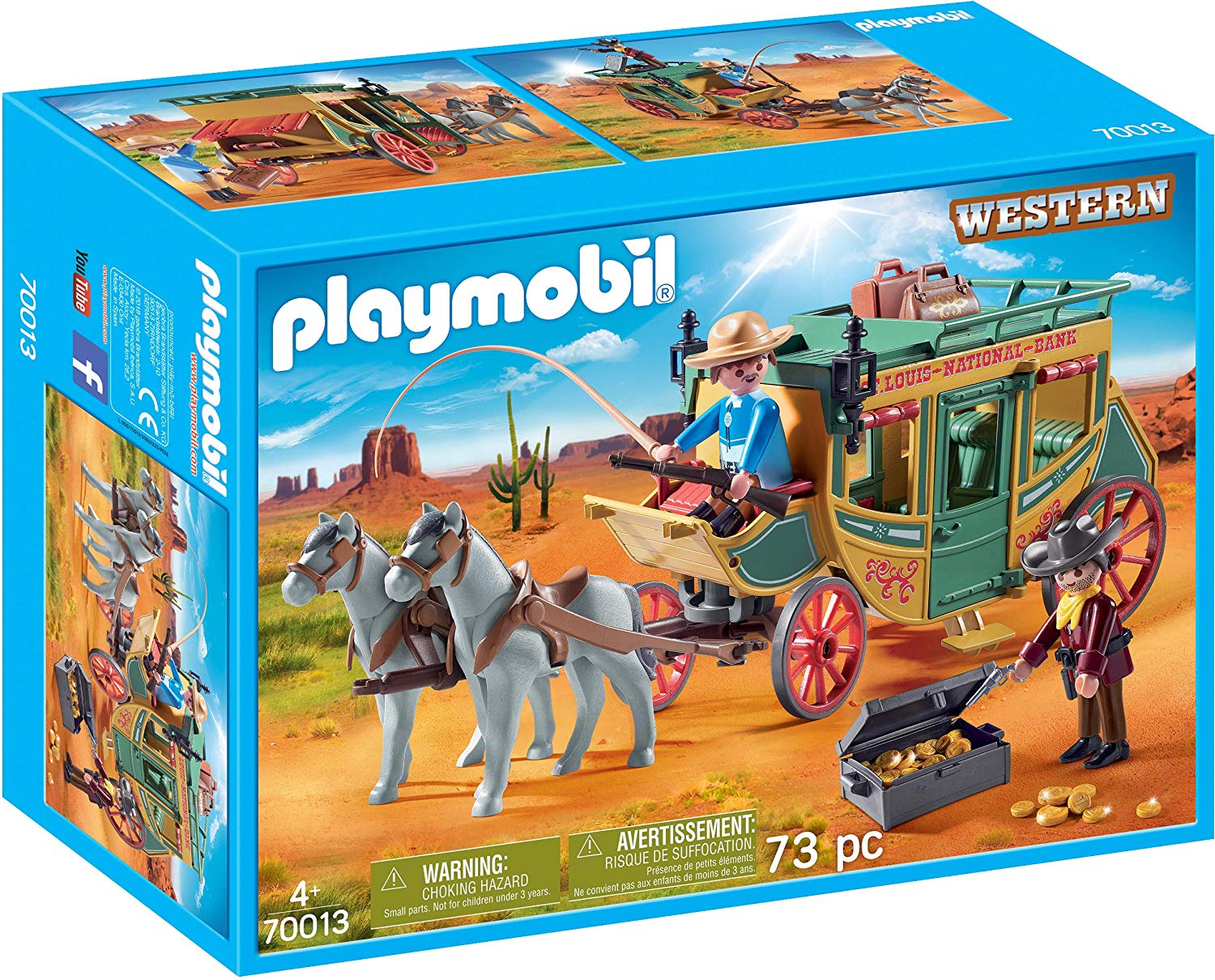 Playmobil Western Carriage Multi Coloured