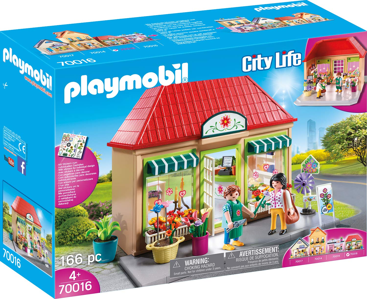 Playmobil City Life My Flower Shop Colourful
