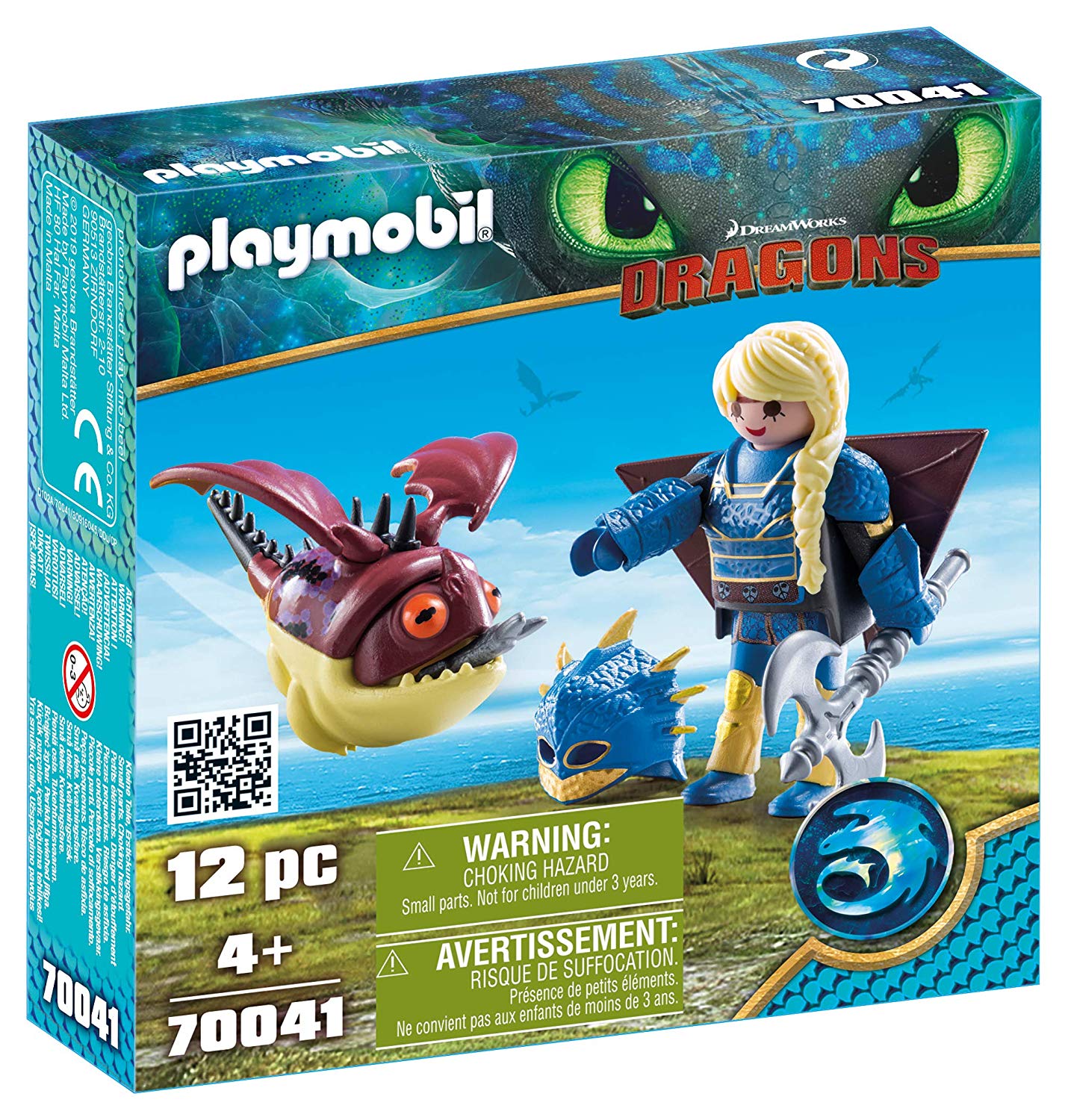 Playmobil 70041 Astrid With Flight Suit And Neversatt